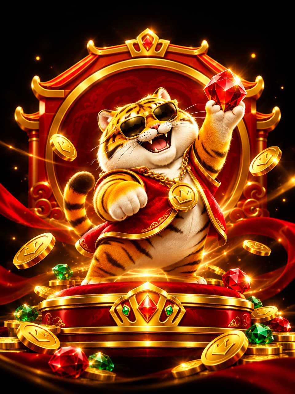 ภาพเกม PG Fortune Tiger ที่ออกแบบใหม่สำหรับ royal - รอยัล