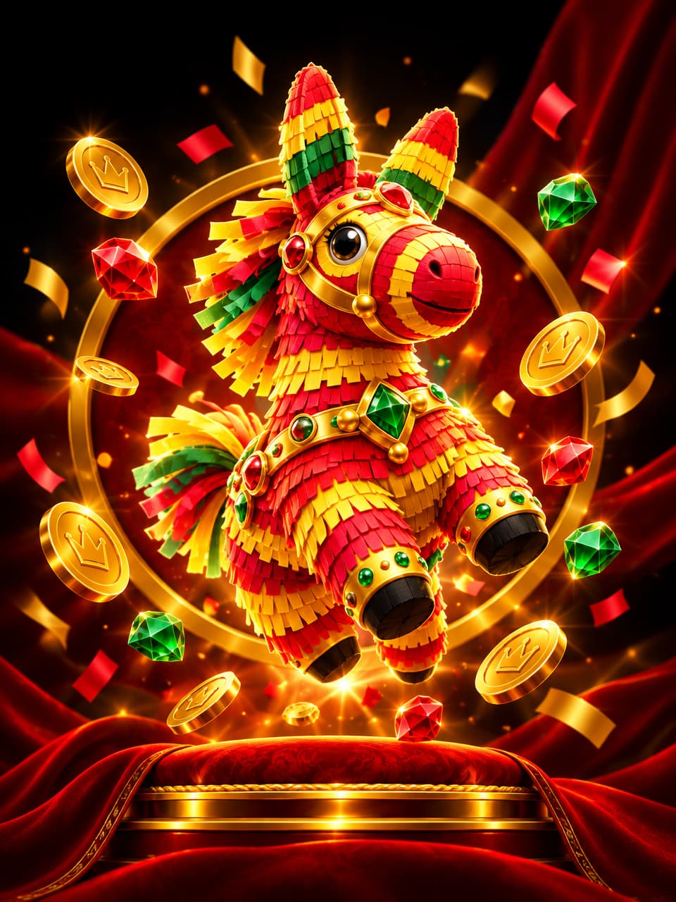 ภาพเกม Pinata Boom ที่ออกแบบใหม่สำหรับ royal - รอยัล
