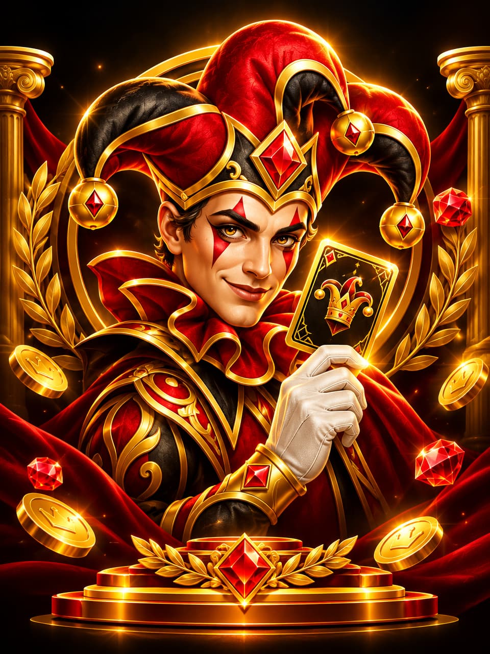 ภาพเกม JOKER Roma ที่ออกแบบใหม่สำหรับ royal - รอยัล